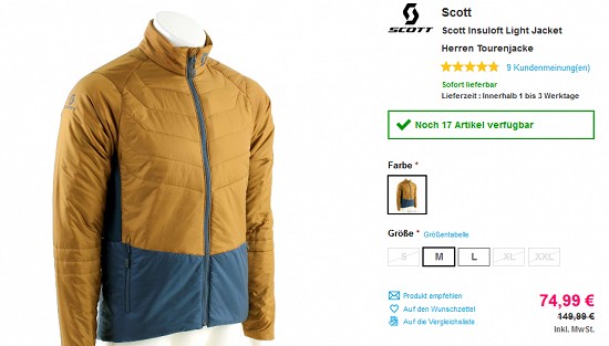 Scott Winterdeals bei sportokay - Rabatte von bis zu 50 %