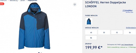 Ausgewählte Outdoorartikel bis zu 50 % reduziert bei intersport