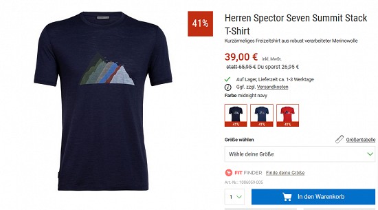 Merino im Outlet von bergzeit - starke Rabatte