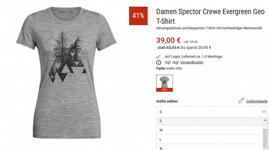 Mindestens 40 % Rabatt auf Winterwander-Artikel bei bergzeit