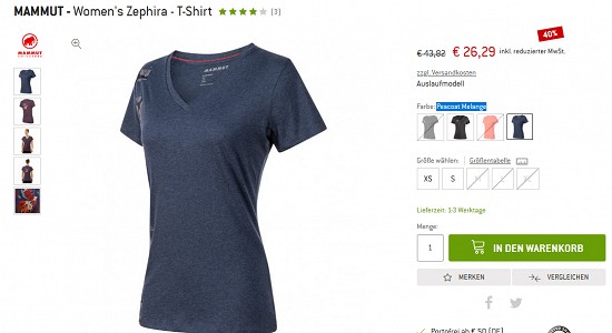 Mammutdeals im Outlet der bergfreunde