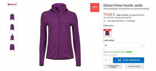 Marken Herbst-Sale bei bergzeit.de