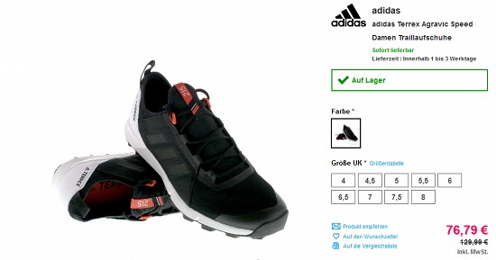 Trailrunningschuhe bis zu 50% günstiger bei sportokay.com