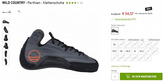 Black Weekend bei bergfreunde - mindestens 45 % auf 400 Artikel sparen