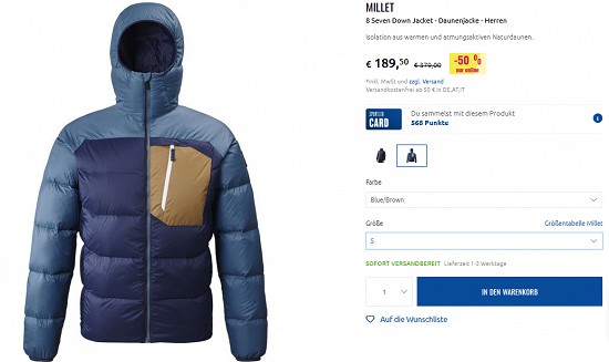 Ausgewählte Isolationsjacken bis zu 50 % reduziert bei sportler