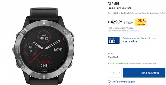 Sportler XMAS-Deal - zwei Garmin Multisportuhren bis zu 33 % reduziert