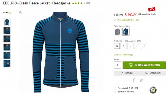 Winterbekleidungsdeals bei bergfreunde