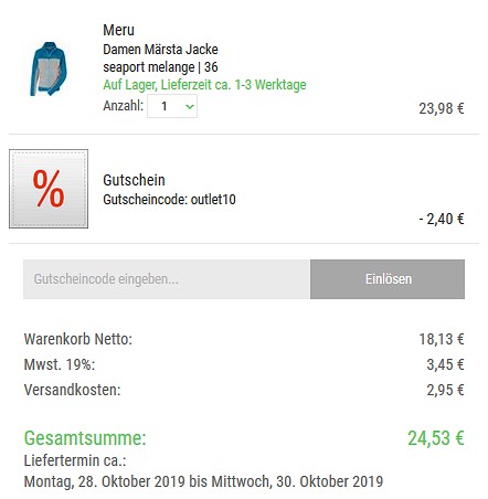 Nur noch heute - 10% Extra-Rabatt im Bergzeit-Outlet