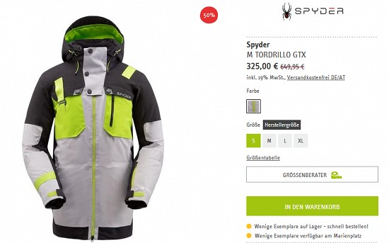 Jackensale bei sport-schuster