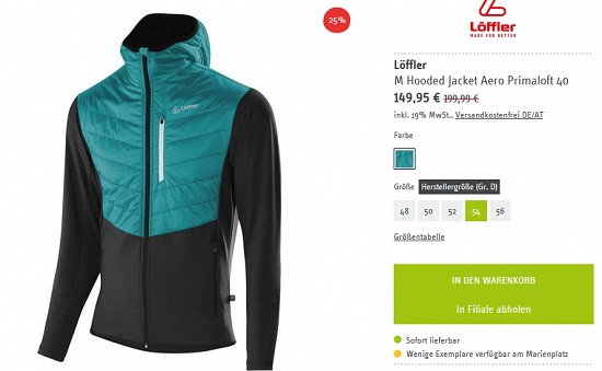 Langlaufartikel bei sport-schuster - Rabatte von bis zu 50 %