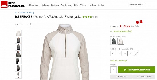 Outdoor-Bekleidung mit 50% und mehr bei den Bergfreunden