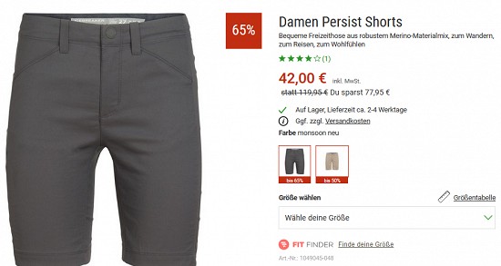 Icebreaker und Super.Natural im Outlet von bergzeit shoppen