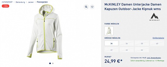 End of Season-Sale bei intersport