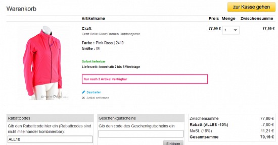 Runningartikel bei sportokay - Rabatte von bis zu 47 %
