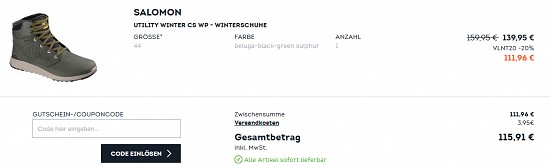 20 % Rabatt on top auf reduzierte Textilien und Schuhe bei sportscheck