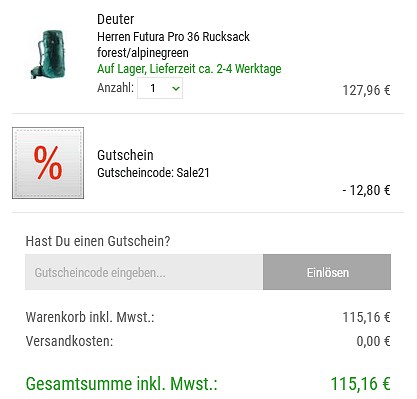 Wintersale-Finale bei bergzeit - 10 % Extra-Rabatt