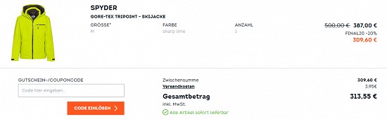 End of Season-Sale bei sportscheck - 20 % Extra-Rabatt on top