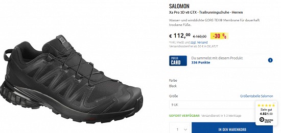 Gore-Tex Schuhe und Bekleidung bis zu 40 % reduziert bei sportler