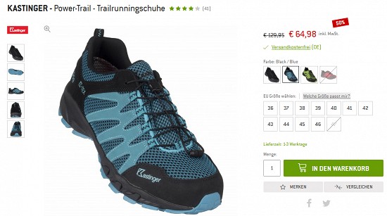 Schuhe im Outlet der Bergfreunde - Rabatte von bis zu 60 %