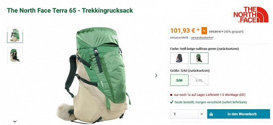 Reduzierte Rucksäcke shoppen bei outdoortrends