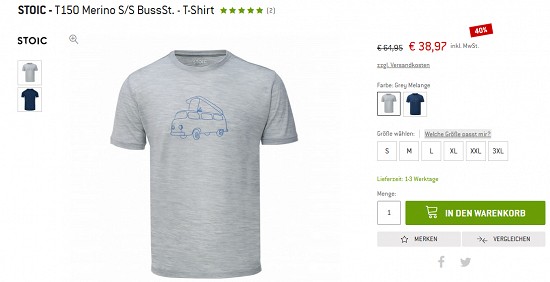 Merinobekleidung bei bergfreunde - Rabatte bis zu 60 %