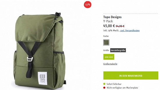 Urban Outdoor-Sale bei sport-schuster