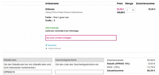 Ortovox bei sportokay - 20 % günstiger