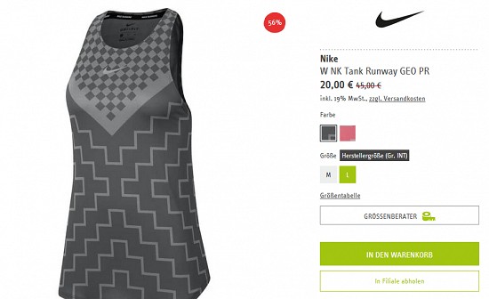 Bis zu 50 % Rabatt im Running-Sale bei sport-schuster