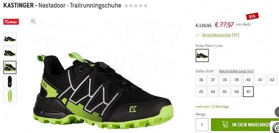 Running-Deals bei bergfreunde - Rabatte von bis zu 50 %