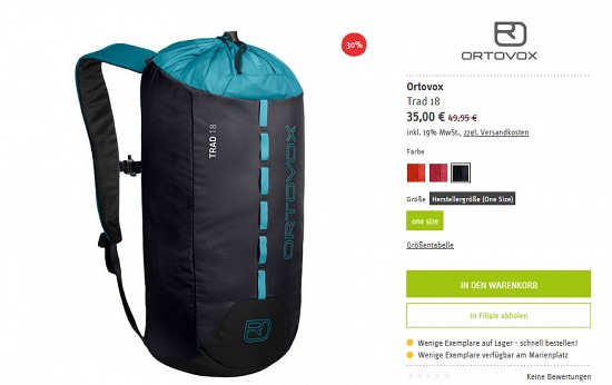 Großer Bergsport-Sale bei sport-schuster