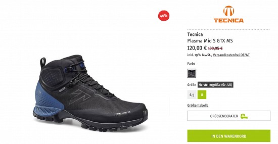 Großer Bergschuh-Sale mit bis -40% Rabatt bei Sport Schuster