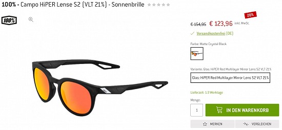 Sonnenbrillen Sale bei den Bergfreunden