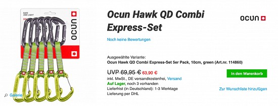 Kletter Angebote bei chalkr