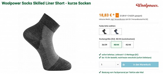 Tolle Merinowolle Angebote bei Outdoortrends