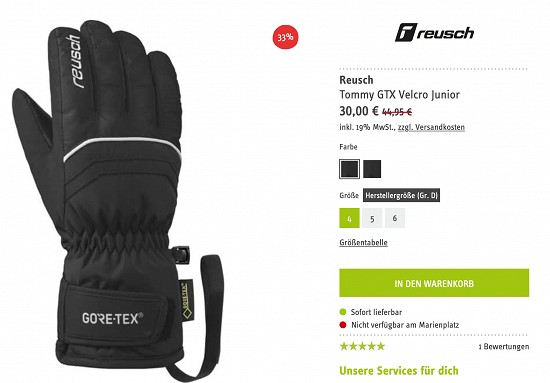 Kinderkleidung und Ausrüstungs Sale beim Sport Schuster