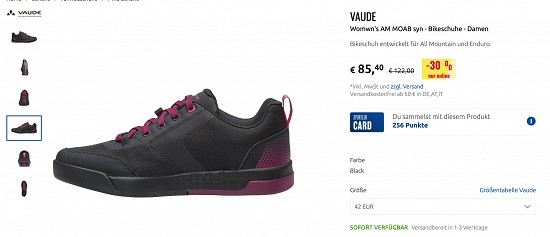 -30% auf MTB Schuhe beim Sportler