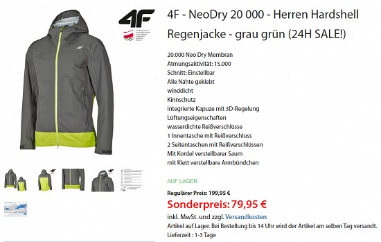 Regenjacken 60% günstiger bei HIVE Outdoor