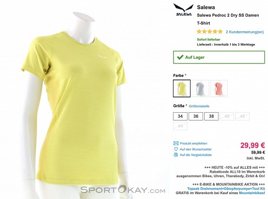 Spare bis zu 50% auf Salewa beim Sport Okay