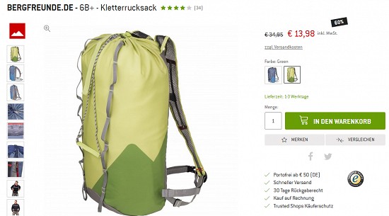 Black Crag - Kletterdeals stark reduziert bei bergfreunde
