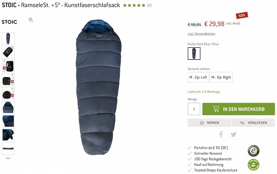 Große Rabatte auf Outdoor Ausrüstung bei den Bergfreunden