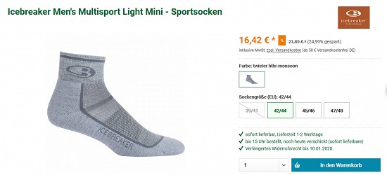 Ausgewähltes von Icebreaker mindestens 25% günstiger bei outdoortrends