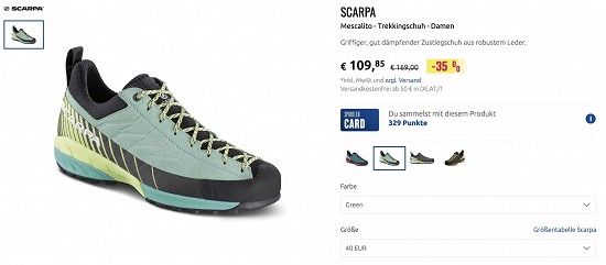 Spare bis zu 60% auf Trekking Ausrüstung und Kleidung beim Sportler