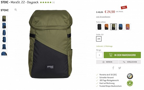 Bis zu 50% auf Stoic Ausrüstung bei den Bergfreunden