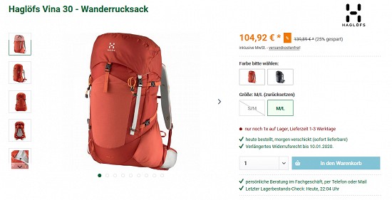 Bis zu 45% Rabatt auf hunderte Artikel bei outdoortrends