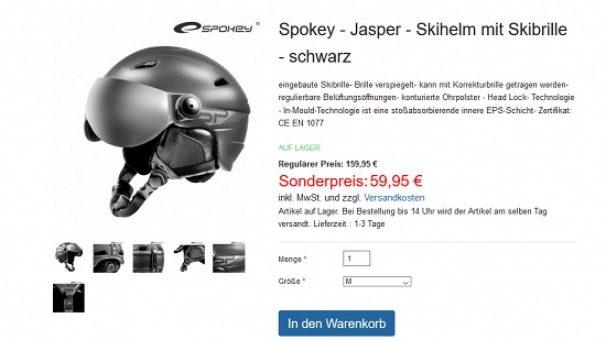 24-h-Sale bei hive-outdoor - Skihelme, Jacken & Schuhe stark reduziert