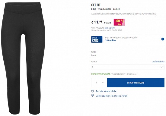 Bis zu 60% bei Sportler