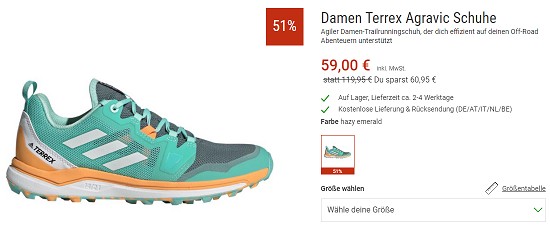 Schuh-Räumungsverkauf bei bergzeit