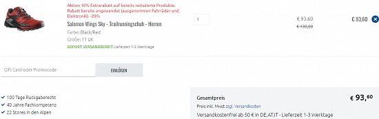 -10% extra Rabatt & kostenlose Lieferung bei sportler