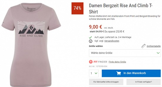 Kletter-Sale bei bergzeit
