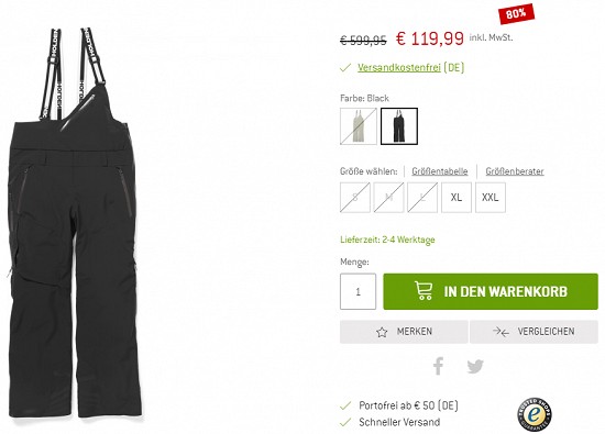 Last Chance bei bergfreunde